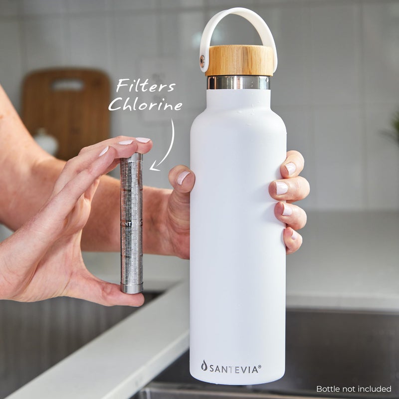 Santevia Water Bottle Filter, Water Bottle Filter For Travel, Fits Any Bottle, Portable Water Filter, Alkaline Water Filter, Water Filter For Hiking - Image 4